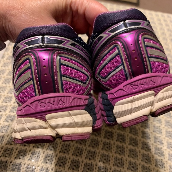 Sz 9 Brooks Adrenaline GTS 15 Blue Purple Orange - Picture 3 of 14